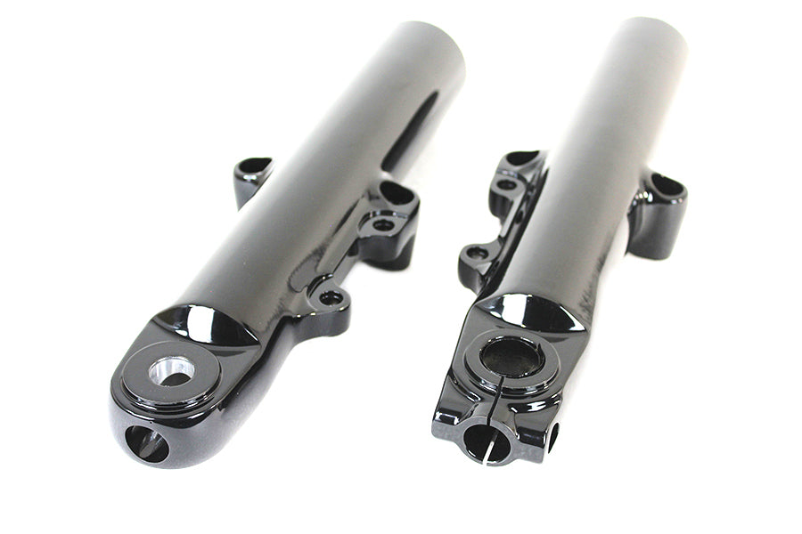 HARLEY Black 49mm Lower Fork Slider Set Fits 2014-UP FLT,   2014-UP FLTR,   2014-UP FLHX,   2014-UP