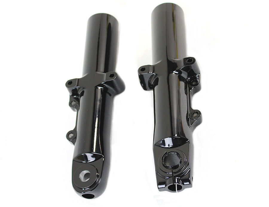 HARLEY Black 49mm Lower Fork Slider Set Fits 2014-UP FLT,   2014-UP FLTR,   2014-UP FLHX,   2014-UP