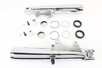 HARLEY 41mm Chrome Fork Slider Set Fits 1986-1999 FLT,