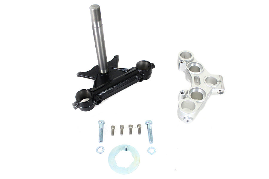HARLEY Fork Triple Tree Assembly Fits 1973-1977 XL, 35mm fork tubes