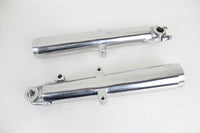 HARLEY 41mm Glide Fork Slider Set Polished Fits 1949-1968 FL,