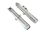 HARLEY 41mm Glide Fork Slider Set Polished Fits 1972-1977 FL,