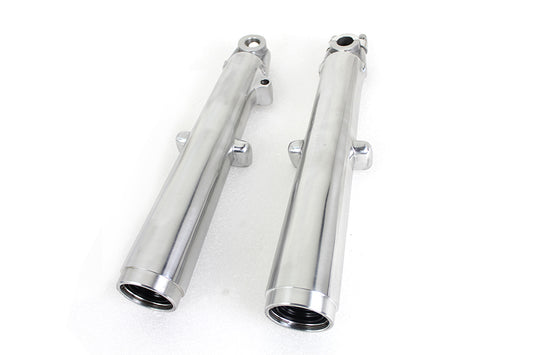 HARLEY 41mm Glide Fork Slider Set Polished Fits 1969-1971 FL,