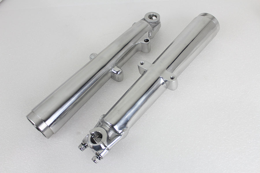 HARLEY 41mm Glide Fork Slider Set Polished Fits 1969-1971 FL,