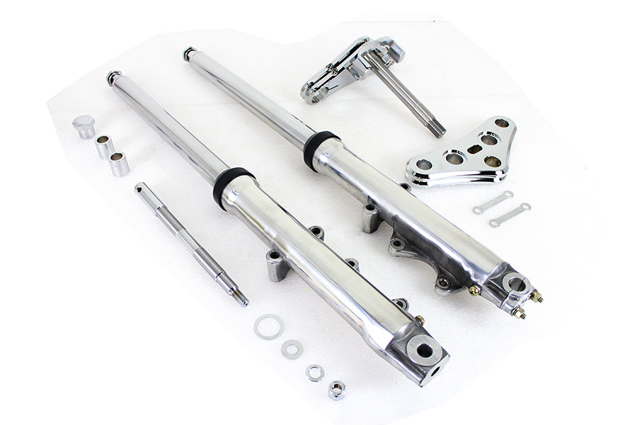 HARLEY 41mm Narrow Fork Assembly Dual Disc Fits 1984-2003 XL,   1991-2003 FXD,   1984-1994 FXR,