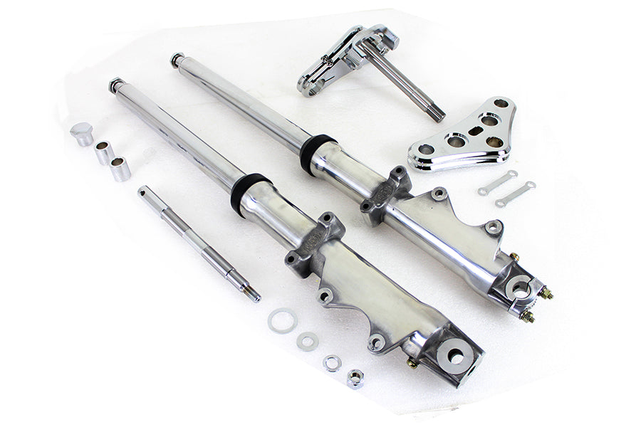 HARLEY 41mm Narrow Fork Assembly Dual Disc Fits 1984-2003 XL,   1991-2003 FXD,   1984-1994 FXR,