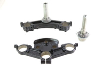 HARLEY FLT 49mm Triple Tree Set Black Fits 2014-UP FLT,