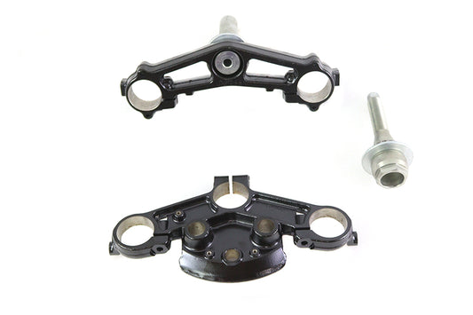 HARLEY FLT 49mm Triple Tree Set Black Fits 2014-UP FLT,