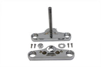 HARLEY Triple Tree Set Chrome Fits 1980-1983 FXWG,   1984-1999 FXST,   1971-1984 FX,   1984-1984 FL,