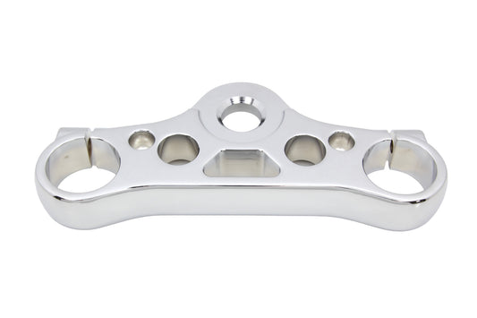 HARLEY FXD Chrome Top Triple Tree Fits 2008-2017 FXD,   2008-2017 FXDC,   2013-2017 FXDB,