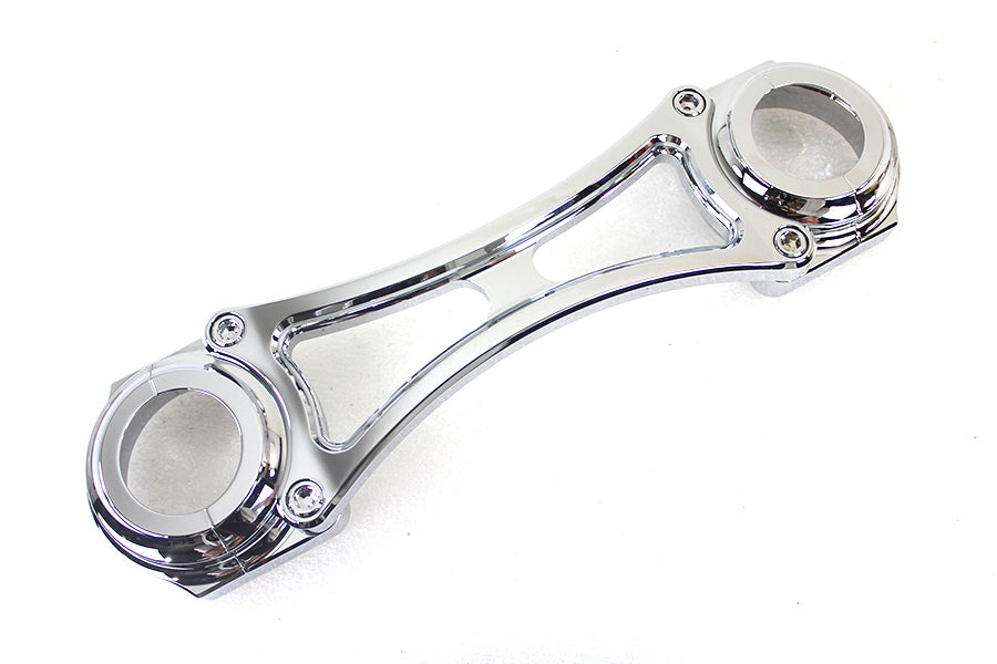 HARLEY 41mm Chrome Front Fork Brace Fits 2000-2013 FXST,   1999-2005 FXDWG,