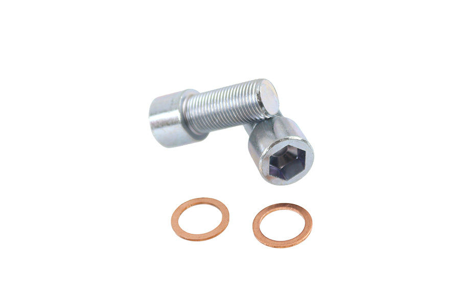 HARLEY Fork Damper Tube Bolt and Washer Seal Kit Fits 2006-2017 FXD,   2007-2007 FLST,   2007-2017 F