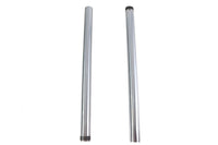 HARLEY Hard Chrome 49mm Fork Tube Set 2 inch Over Stock Fits 2006-2017 FXDWG,