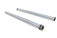 HARLEY Hard Chrome 49mm Fork Tube Set 2 inch Over Stock Fits 2006-2017 FXDWG,