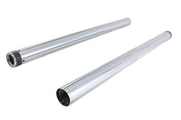 HARLEY Hard Chrome 49mm Fork Tube Set 2 inch Over Stock Fits 2006-2017 FXDWG,