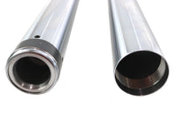 HARLEY Hard Chrome 49mm Fork Tube Set 2 inch Over Stock Fits 2006-2017 FXDWG,