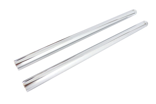 HARLEY Hard Chrome 49mm Fork Tube Set 6 inch Over Stock Fits 2006-2017 FXDWG,   2006-2017 FXD,