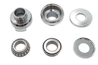 HARLEY Chrom Gabelbrücken-Kit mit Anschlägen, passend für 1986-1999 FXST, 1949-1984 FL, 1971-1984 FX,