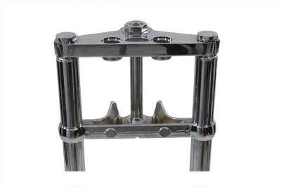 HARLEY Gabelbaugruppe mit polierten Tauchrohren 4 Zoll über Serie passend für 1984-1999 FXST,