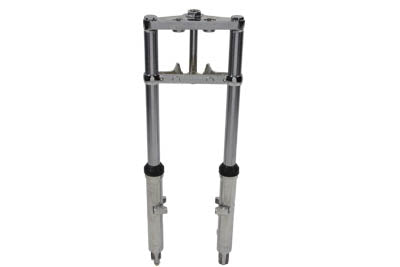 HARLEY Fork Assembly with Polished Sliders 12 inch Over Stock Fits 1984-1999 FXST,
