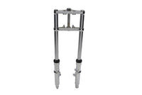 HARLEY Fork Assembly with Chrome Sliders 2 inch Over Stock Fits 1980-1983 FX,