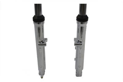 HARLEY Fork Assembly with Chrome Sliders Fits 1984-1999 FXST,