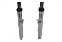 HARLEY Fork Assembly with Chrome Sliders 2 inch Over Stock Fits 1984-1999 FXST,