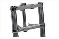 HARLEY Fork Assembly with Chrome Sliders 4 inch Over Stock Fits 1984-1999 FXST,