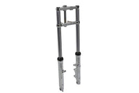 HARLEY Fork Assembly with Chrome Sliders 6 inch Over Stock Fits 1984-1999 FXST,