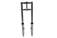 HARLEY Fork Assembly with Chrome Sliders 12 inch Over Stock Fits 1984-1999 FXST,