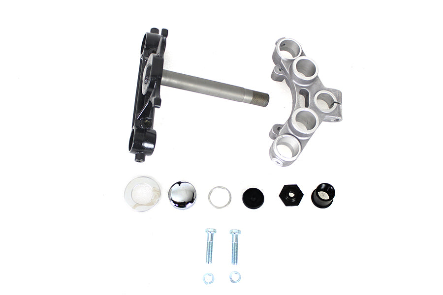 HARLEY XL Fork Triple Tree Assembly Fits 1957-1972 XL, 33.4mm fork tubes