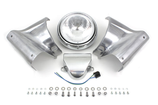 HARLEY 7 inch Headlamp Cowl Kit fits 1960-1984 FL,