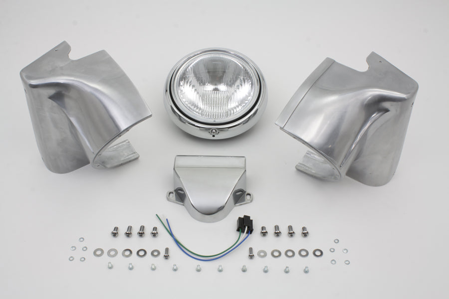 HARLEY 7 inch Headlamp Cowl Kit fits 1960-1984 FL,