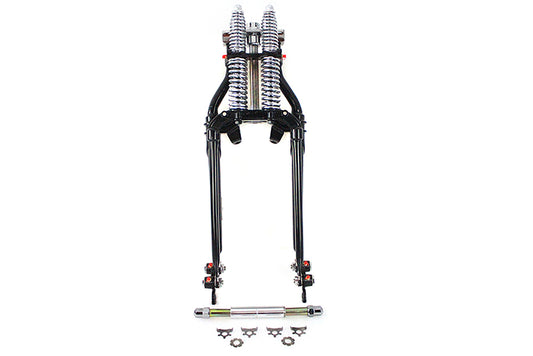 HARLEY 18 Zoll Spring Fork Kit Schwarz Passend für 1941-1984 FL, 1941-1984 FL, 1936-1952 EL, 1970-1984