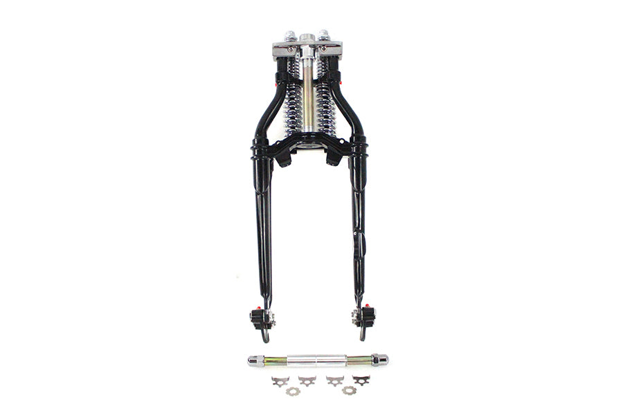HARLEY 18 inch Spring Fork Kit Black Fits 1941-1984 FL,   1941-1984 FL,   1936-1952 EL,   1970-1984