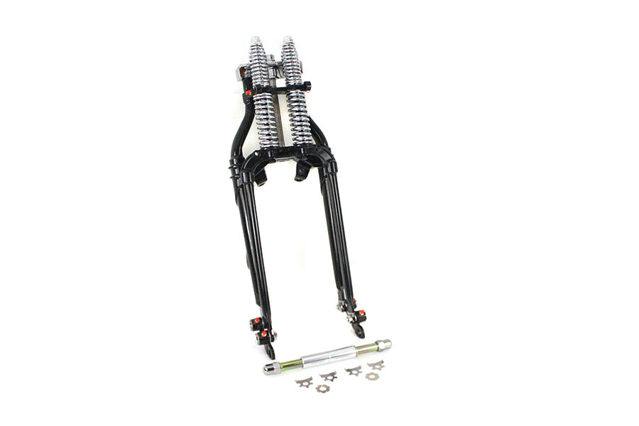 HARLEY 18 inch Spring Fork Kit Black Fits 1941-1984 FL,   1941-1984 FL,   1936-1952 EL,   1970-1984