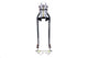 24 inch Spring Fork Kit Offset Black FX 1970-1984 FL 1941-1984 FXST 1986-2017 FLST 1986-2017 EL 1936-1952