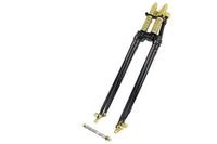 HARLEY 24 inch Spring Fork Kit Black with Brass Accents Fits 1941-1984 FL,   1936-1952 EL,   1970-19