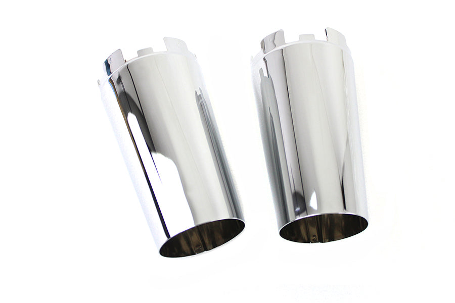 HARLEY Upper Fork Slider Cover Set Chrome Fits 2018-UP FLFB,   2018-UP FLFBS,