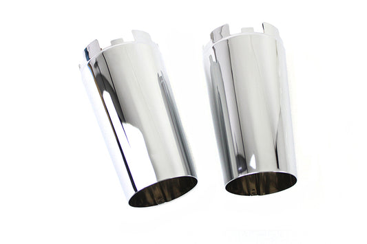 HARLEY Upper Fork Slider Cover Set Chrome Fits 2018-UP FLFB,   2018-UP FLFBS,