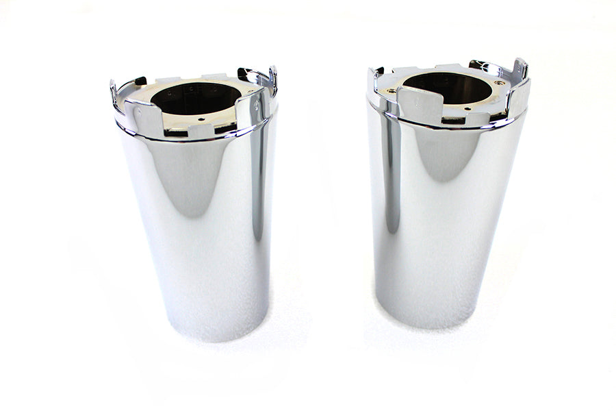 HARLEY Upper Fork Slider Cover Set Chrome Fits 2018-UP FLFB,   2018-UP FLFBS,