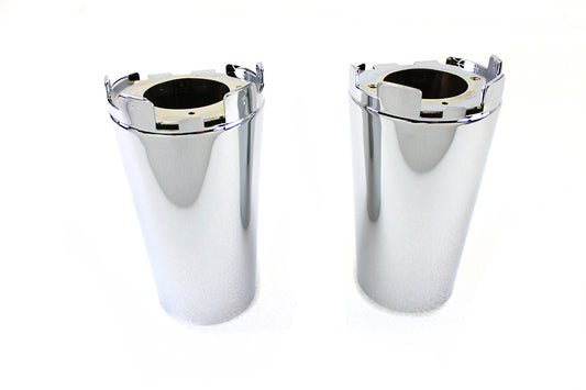 HARLEY Upper Fork Slider Cover Set Chrome Fits 2018-UP FLFB,   2018-UP FLFBS,
