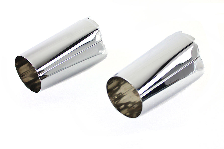 HARLEY Upper Fork Slider Cover Set Chrome Fits 2018-UP FLFB,   2018-UP FLFBS,
