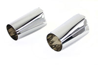 HARLEY Upper Fork Slider Cover Set Chrome Fits 2018-UP FLFB,   2018-UP FLFBS,