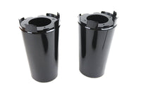 HARLEY Upper Fork Slider Cover Set Gloss Black Fits 2018-UP FLFB,   2018-UP FLFBS,