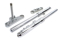 HARLEY 49mm Fork Slider Assembly with Chrome Sliders Fits 1986-1999 FXST,   1986-1999 FLST,