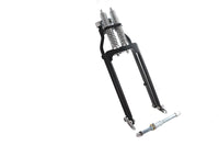 HARLEY Ultima Spring Fork Assembly Black with Chrome Springs -4 inc Fits 0-  Custom, application