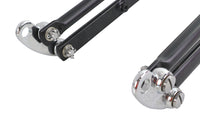 HARLEY Ultima Spring Fork Assembly Black with Chrome Springs -4 inc Fits 0-  Custom, application