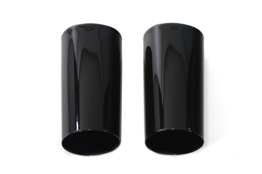HARLEY Fork Slider Cover Black Fits 1986-2017 FLST,   1949-1984 FL,   1980-2013 FLT,   1980-2013 FLT
