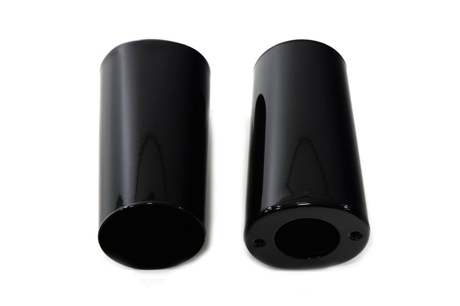 HARLEY Fork Slider Cover Black Fits 1986-2017 FLST,   1949-1984 FL,   1980-2013 FLT,   1980-2013 FLT